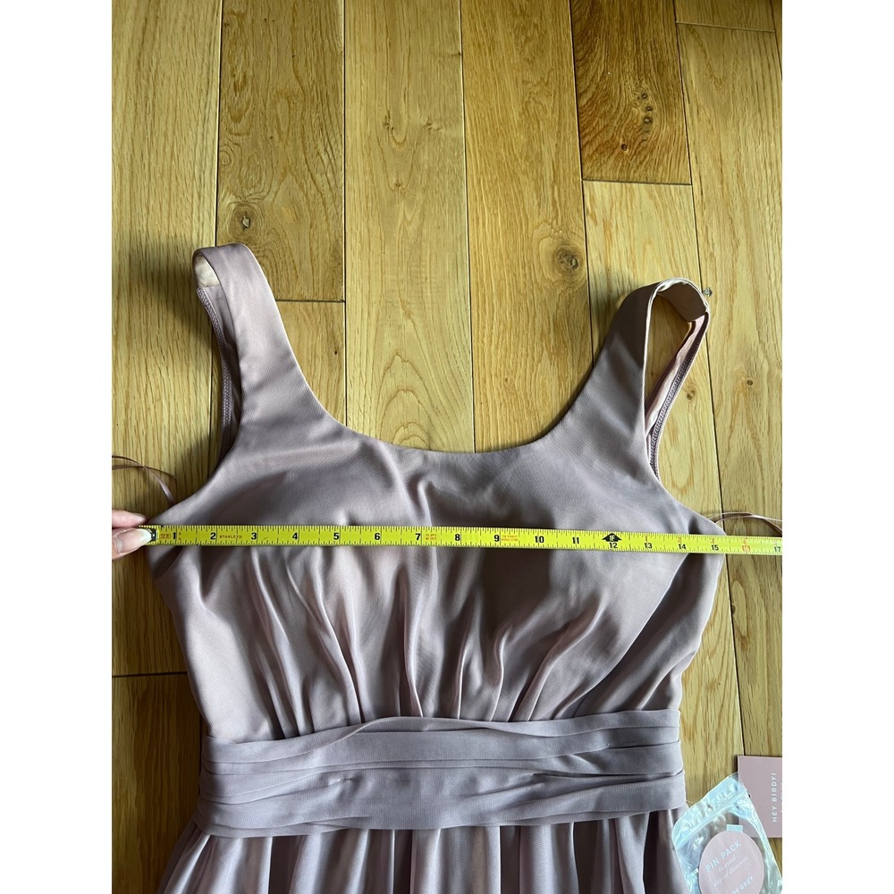 NEW Birdy Grey Jan Dress Mauve Pink Bridesmaid Backless Flowy Womens Size Small - Picture 7 of 12